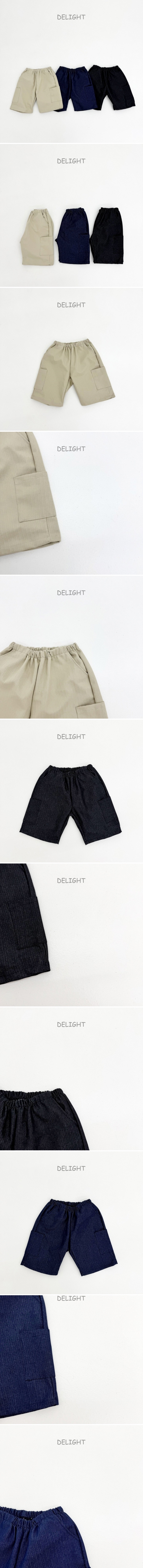 Delight - Korean Children Fashion - #magicofchildhood - Herringbone Bermuda Pants (Kids) - 2