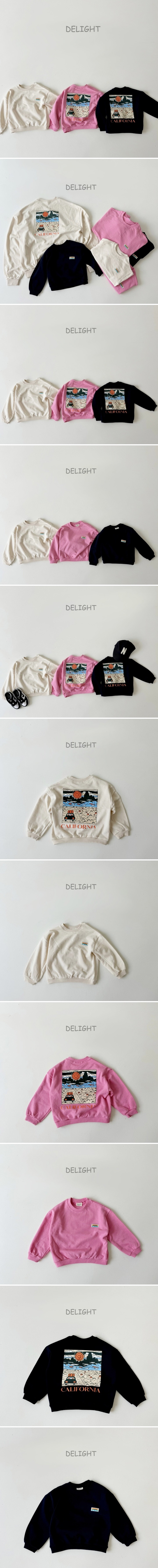 Delight - Korean Women Fashion - #momslook - Classic California Sweatshirt (Adult) - 2
