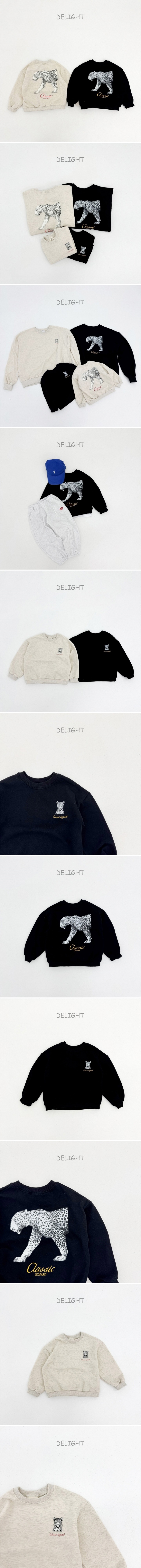 Delight - Korean Women Fashion - #womensfashion - Classic Leopard Sweatshirt (Adult) - 2
