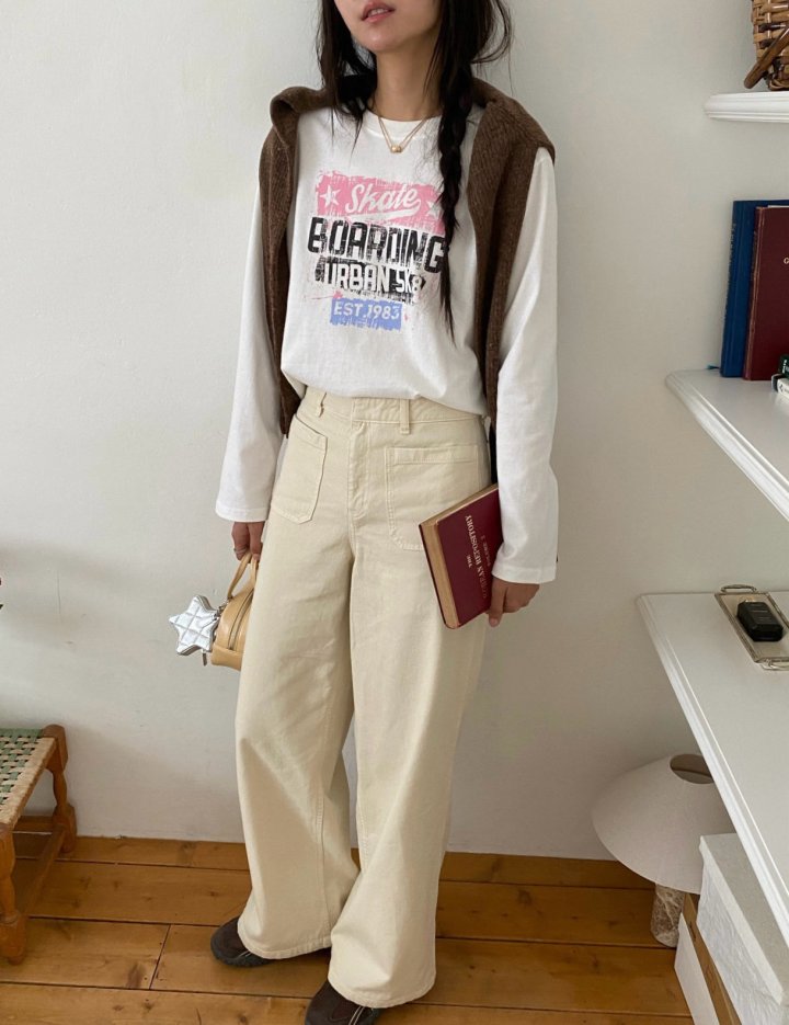 Diana - Korean Women Fashion - #momslook - Skating Tee - 3