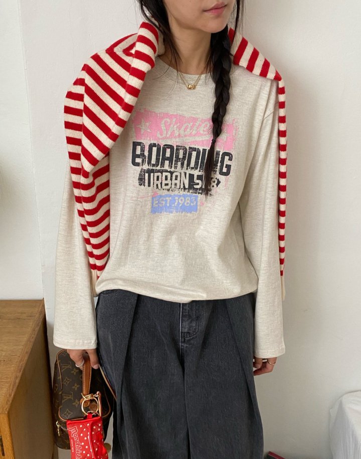 Diana - Korean Women Fashion - #momslook - Skating Tee - 5