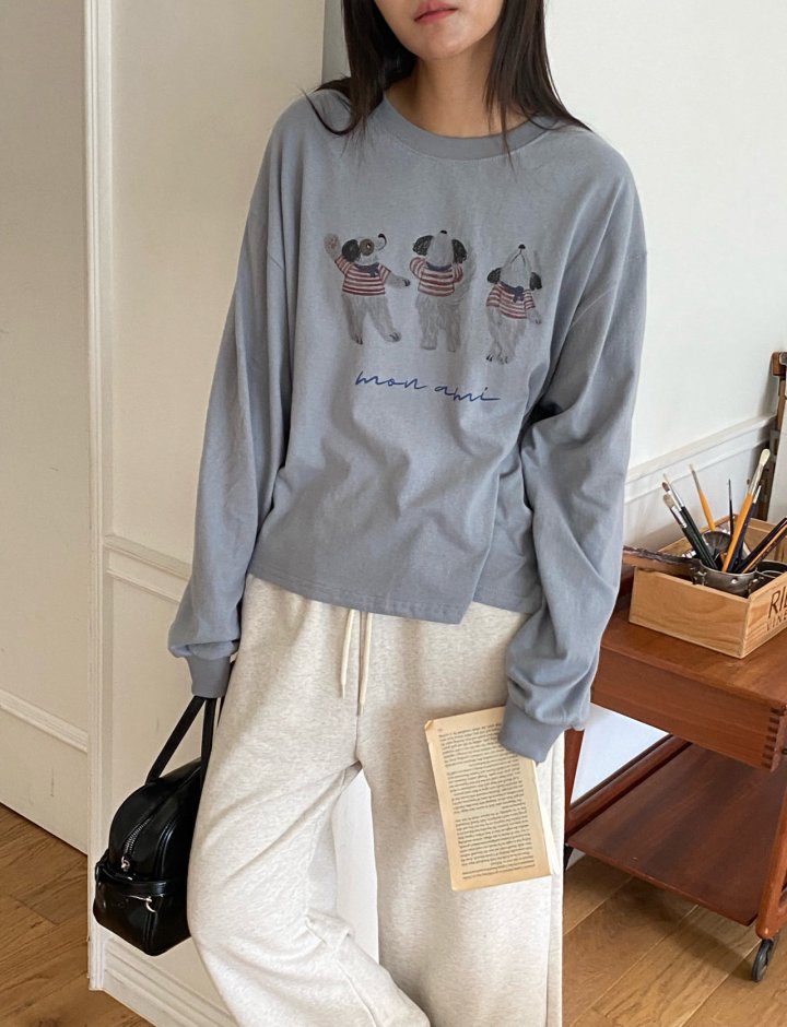 Diana - Korean Women Fashion - #momslook - Monami Tee - 7