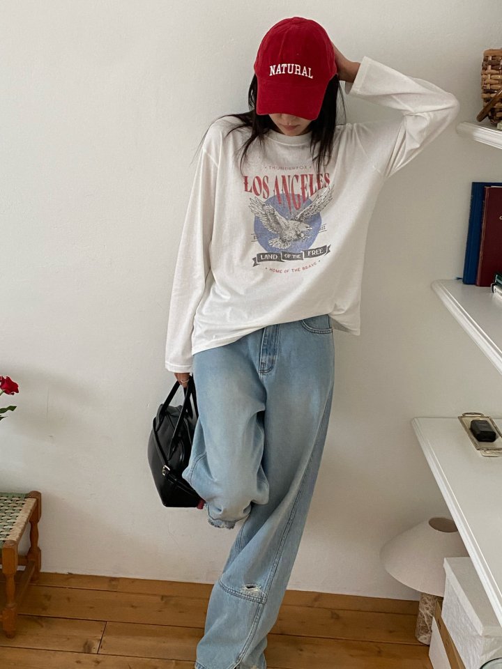 Diana - Korean Women Fashion - #momslook - Los Angeles Tee - 10