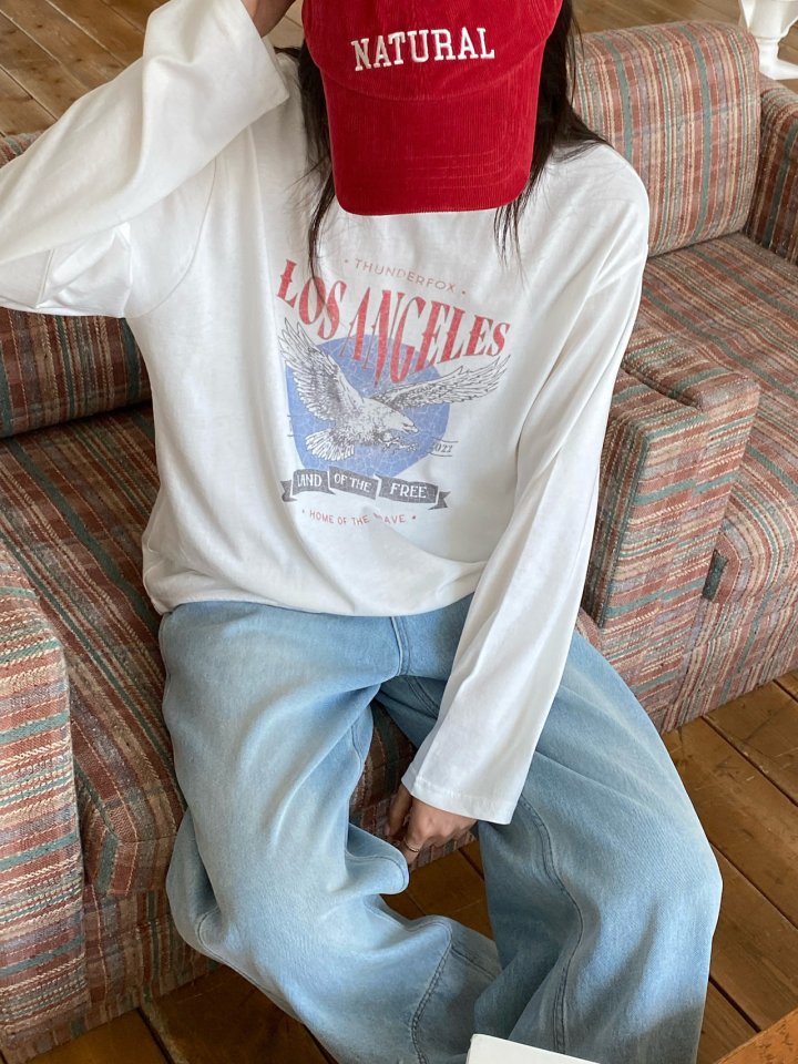 Diana - Korean Women Fashion - #momslook - Los Angeles Tee - 6