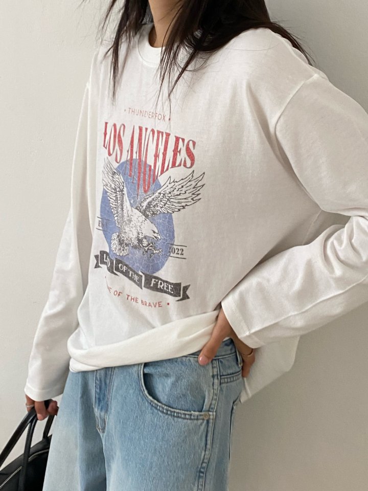 Diana - Korean Women Fashion - #momslook - Los Angeles Tee - 9