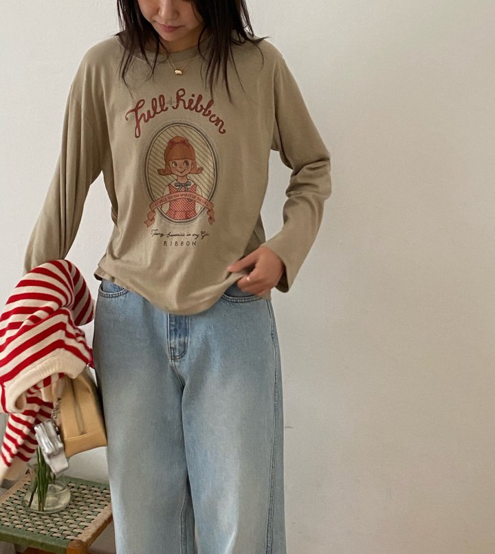 Diana - Korean Women Fashion - #momslook - Ribbon Tee - 6
