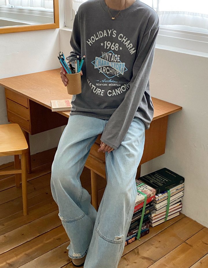 Diana - Korean Women Fashion - #momslook - Charm Tee - 6