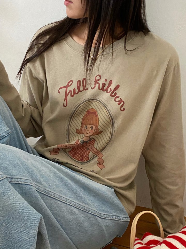 Diana - Korean Women Fashion - #vintagekidsstyle - Ribbon Tee - 11