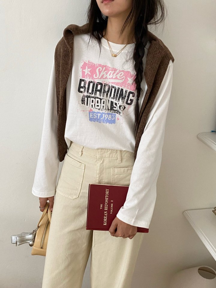 Diana - Korean Women Fashion - #womensfashion - Skating Tee - 2