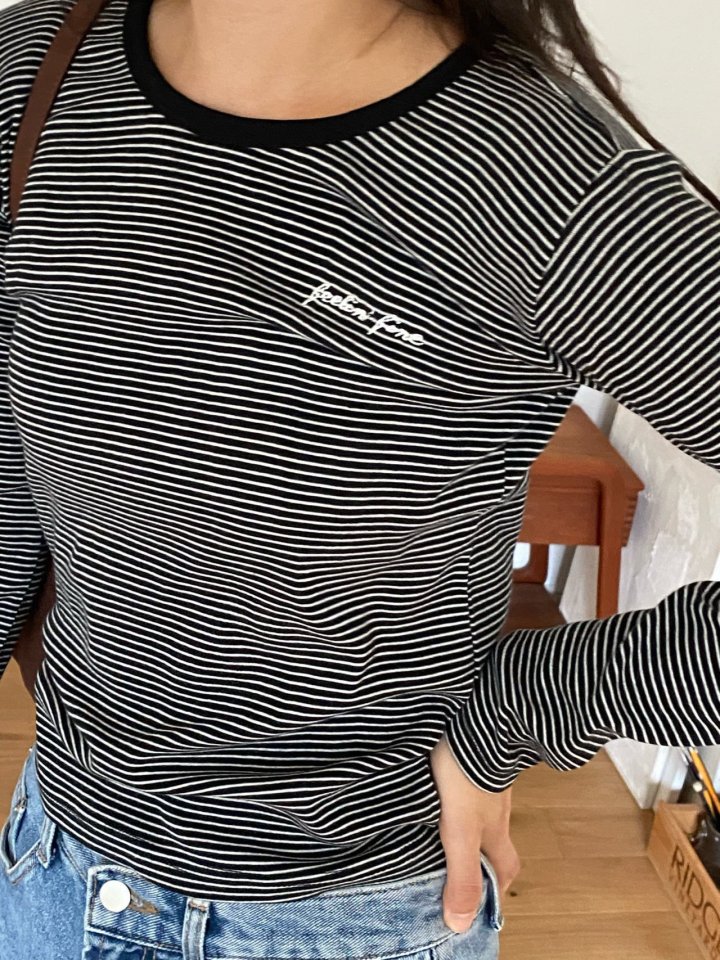Diana - Korean Women Fashion - #womensfashion - Muse Stripe Tee - 5