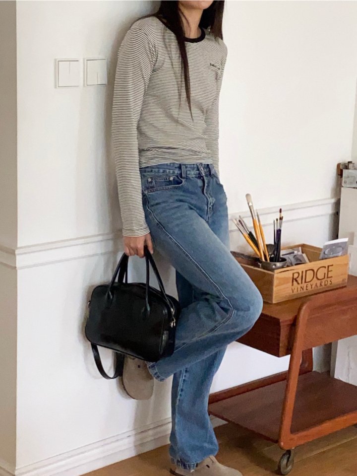 Diana - Korean Women Fashion - #womensfashion - Muse Stripe Tee - 9