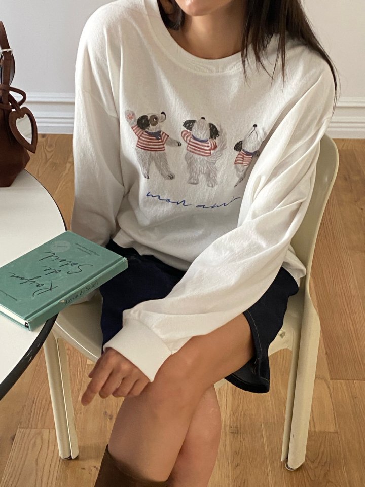 Diana - Korean Women Fashion - #momslook - Monami Tee - 4