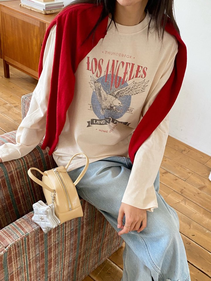 Diana - Korean Women Fashion - #womensfashion - Los Angeles Tee