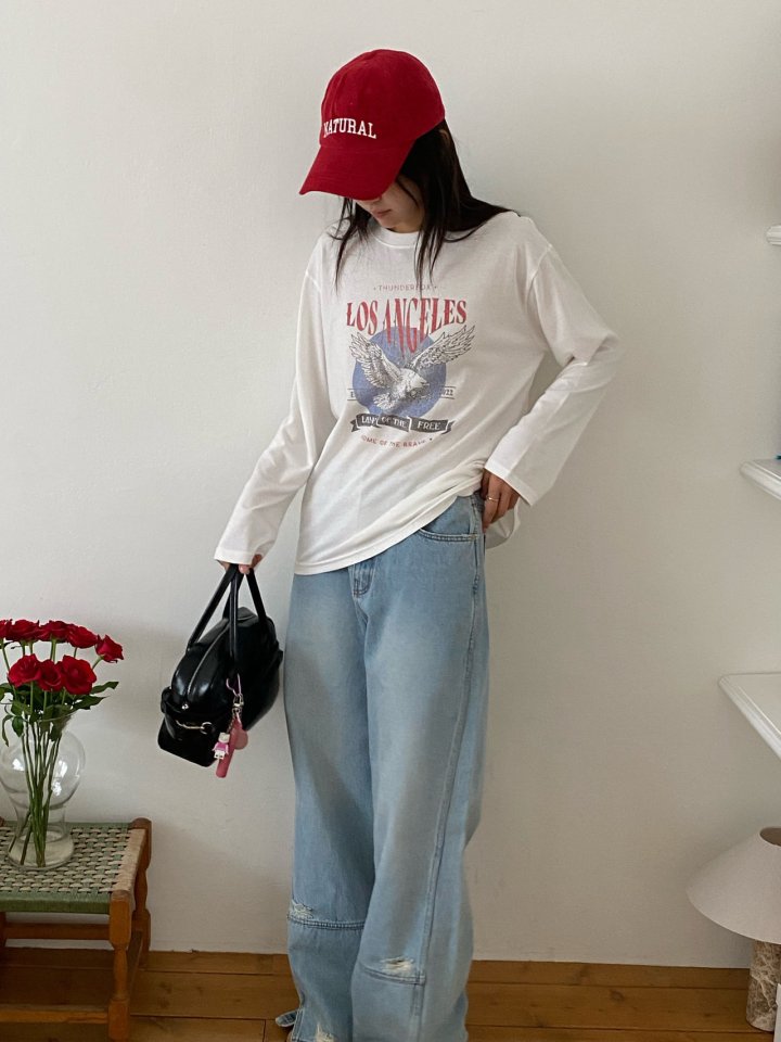 Diana - Korean Women Fashion - #womensfashion - Los Angeles Tee - 7