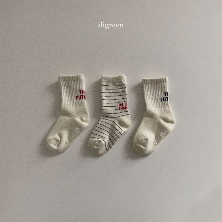 Digreen - Korean Children Fashion - #kidzfashiontrend - Future Socks - 4