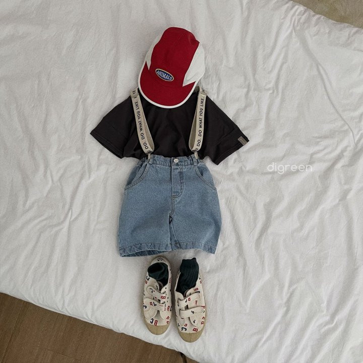 Digreen - Korean Children Fashion - #childofig - Lettering Suspenders - 8