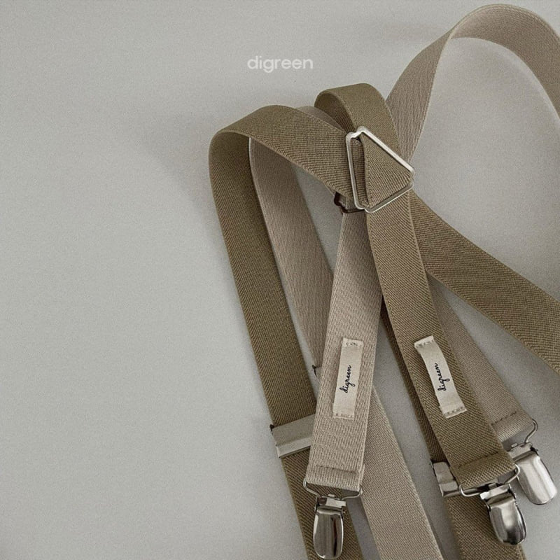 Digreen - Korean Children Fashion - #childrensboutique - Natural Suspenders - 4