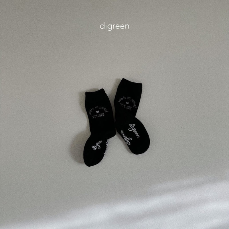 Digreen - Korean Children Fashion - #discoveringself - Love Socks - 9
