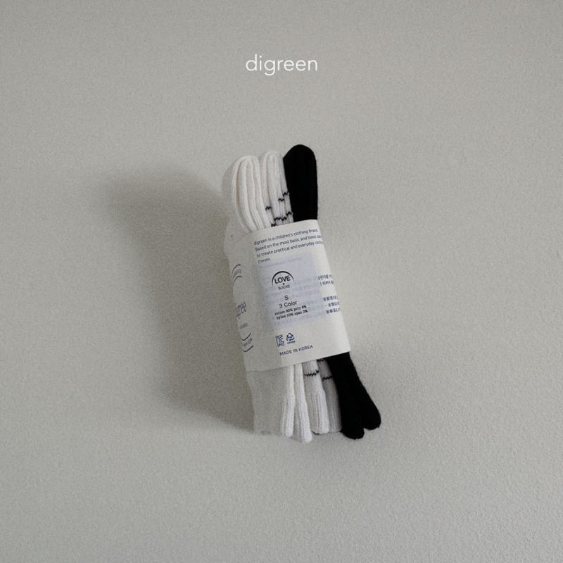Digreen - Korean Children Fashion - #fashionkids - Love Socks - 10