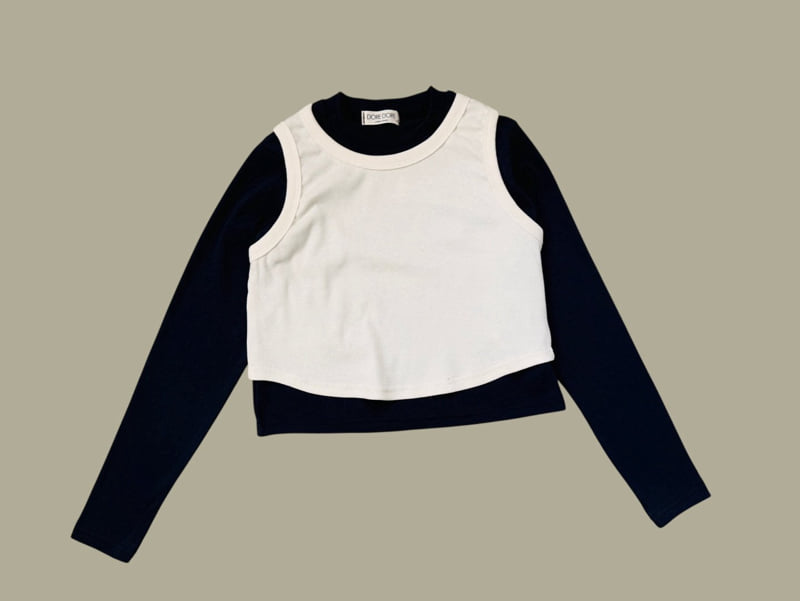 Dore Dore - Korean Children Fashion - #Kfashion4kids - Ribbed Layered Tee - 3