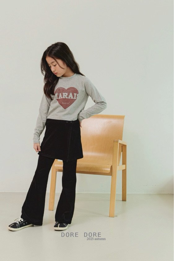 Dore Dore - Korean Children Fashion - #Kfashion4kids - Layered Skirt Jegging Set - 9