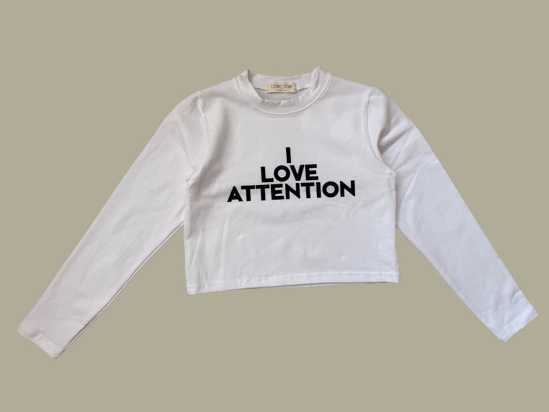 Dore Dore - Korean Children Fashion - #Kfashion4kids - I Love Crop Tee - 5