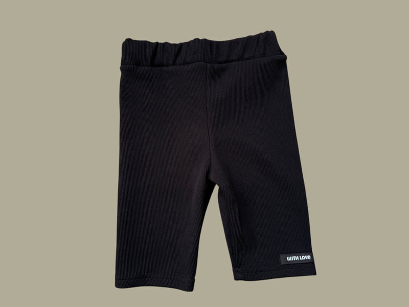 Dore Dore - Korean Children Fashion - #Kfashion4kids - Label Half Jeggings - 3
