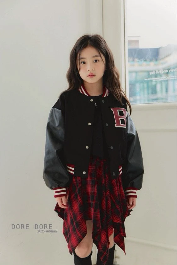 Dore Dore - Korean Children Fashion - #Kfashion4kids - Check Flare Skirt Pants - 9