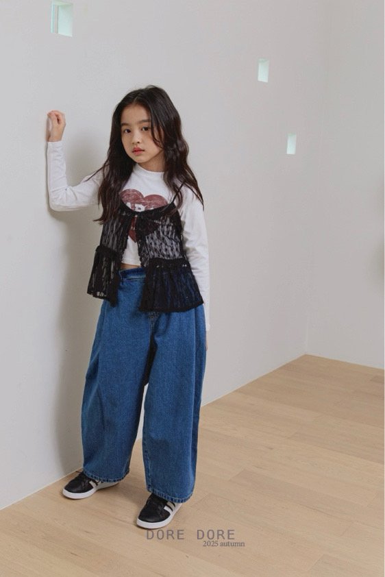Dore Dore - Korean Children Fashion - #Kfashion4kids - Lace Bustier - 8