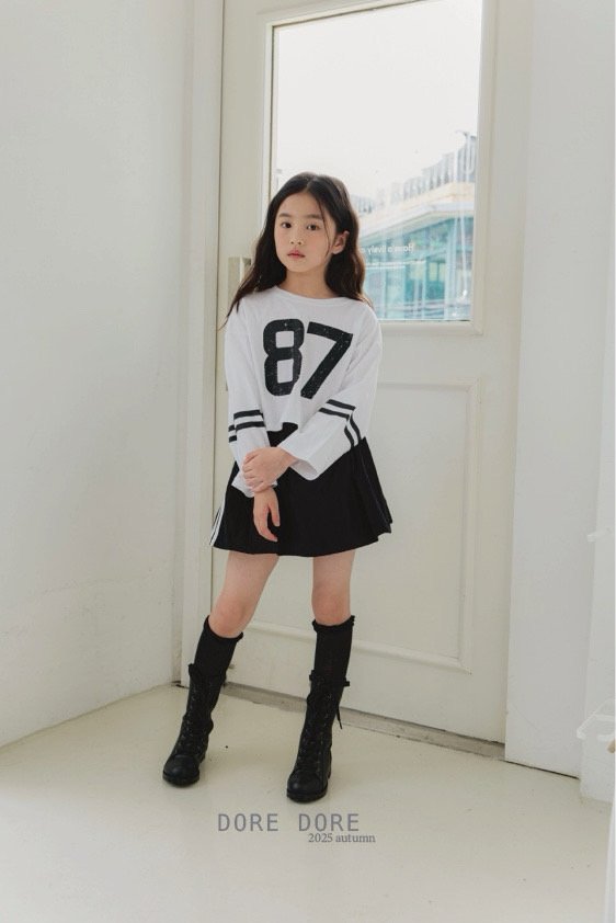 Tape Pleated Skirt Pants by Dore Dore for Child - view 8