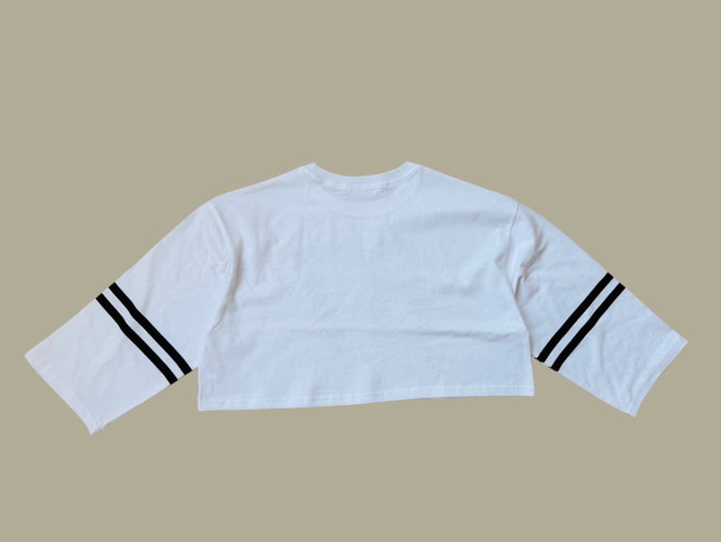 Dore Dore - Korean Children Fashion - #stylishchildhood - Double Stripe 87 Crop Tee - 4