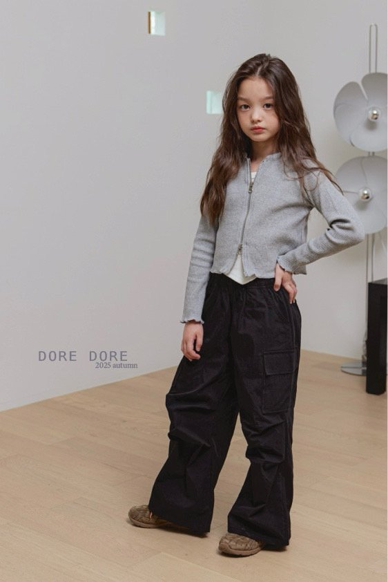 Dore Dore - Korean Children Fashion - #childofig - Zipper Ribbed Cardigan - 11