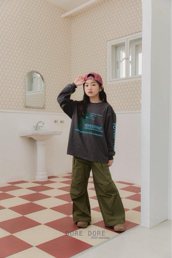 Dore Dore - Korean Children Fashion - #childofig - YoYo Sleeve Print Tee - 9