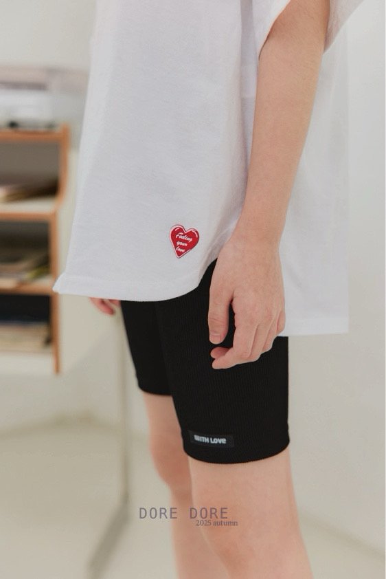 Dore Dore - Korean Children Fashion - #childofig - Heart Layered Tee - 5