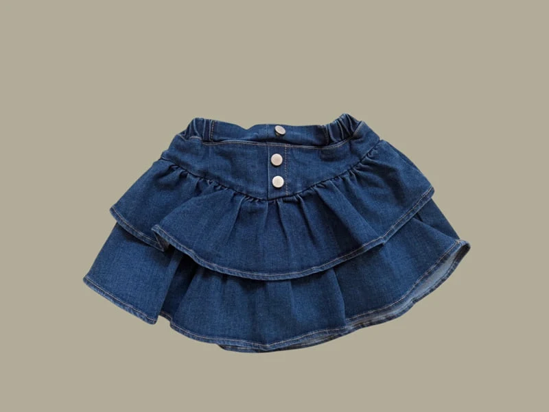 Dore Dore - Korean Children Fashion - #childofig - Span Tiered Skirt Pants - 3