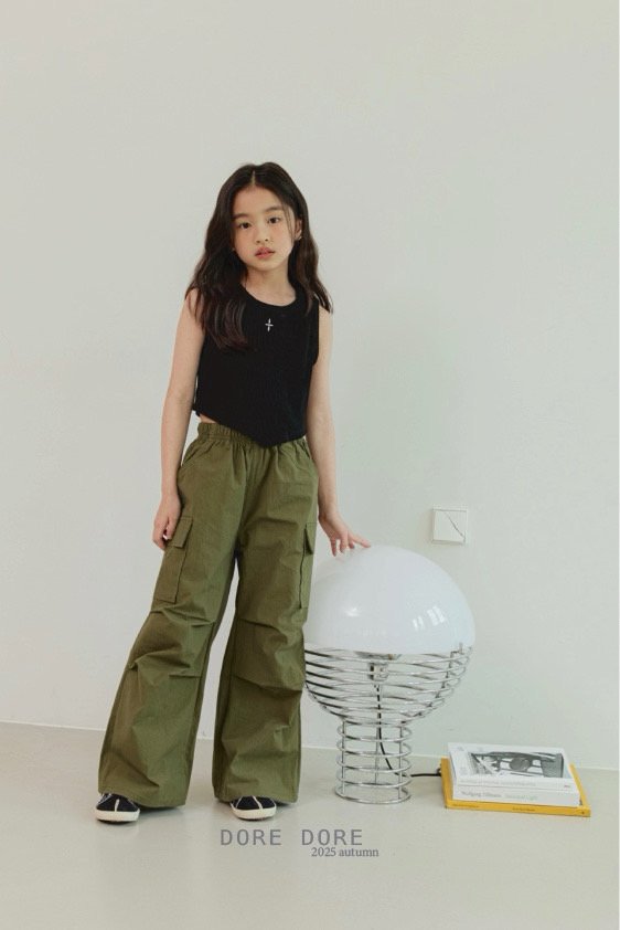 Dore Dore - Korean Children Fashion - #childofig - Chrome V-Neck Sleeveless - 9