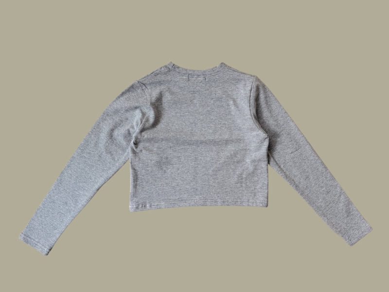 Dore Dore - Korean Children Fashion - #childrensboutique - Dark Ribbon Crop Tee - 6