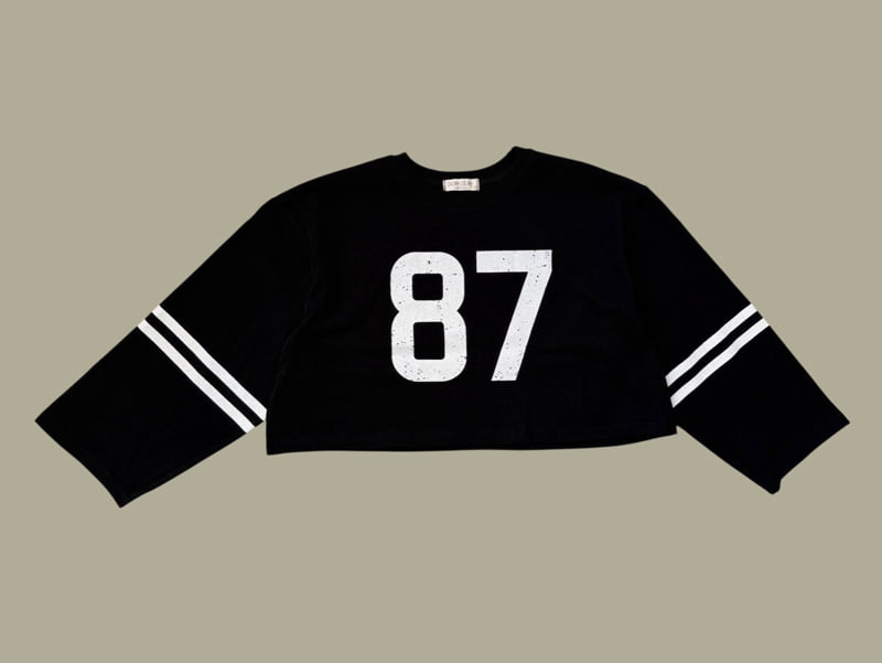 Dore Dore - Korean Children Fashion - #childrensboutique - Double Stripe 87 Crop Tee - 5