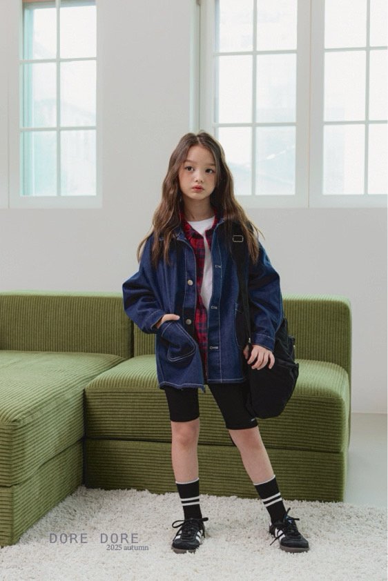 Dore Dore - Korean Children Fashion - #childrensboutique - Label Half Jeggings - 10
