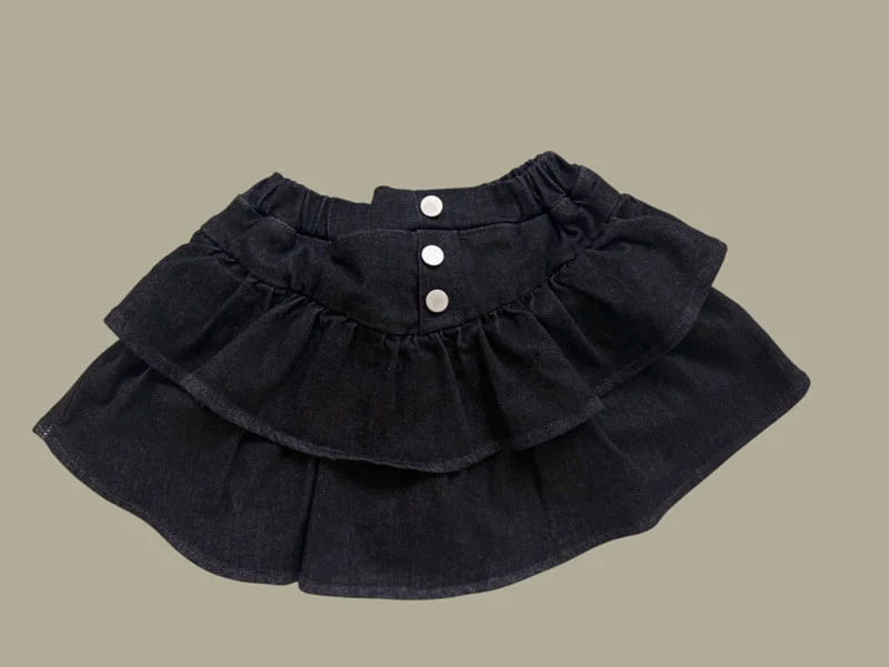 Dore Dore - Korean Children Fashion - #childrensboutique - Span Tiered Skirt Pants - 5