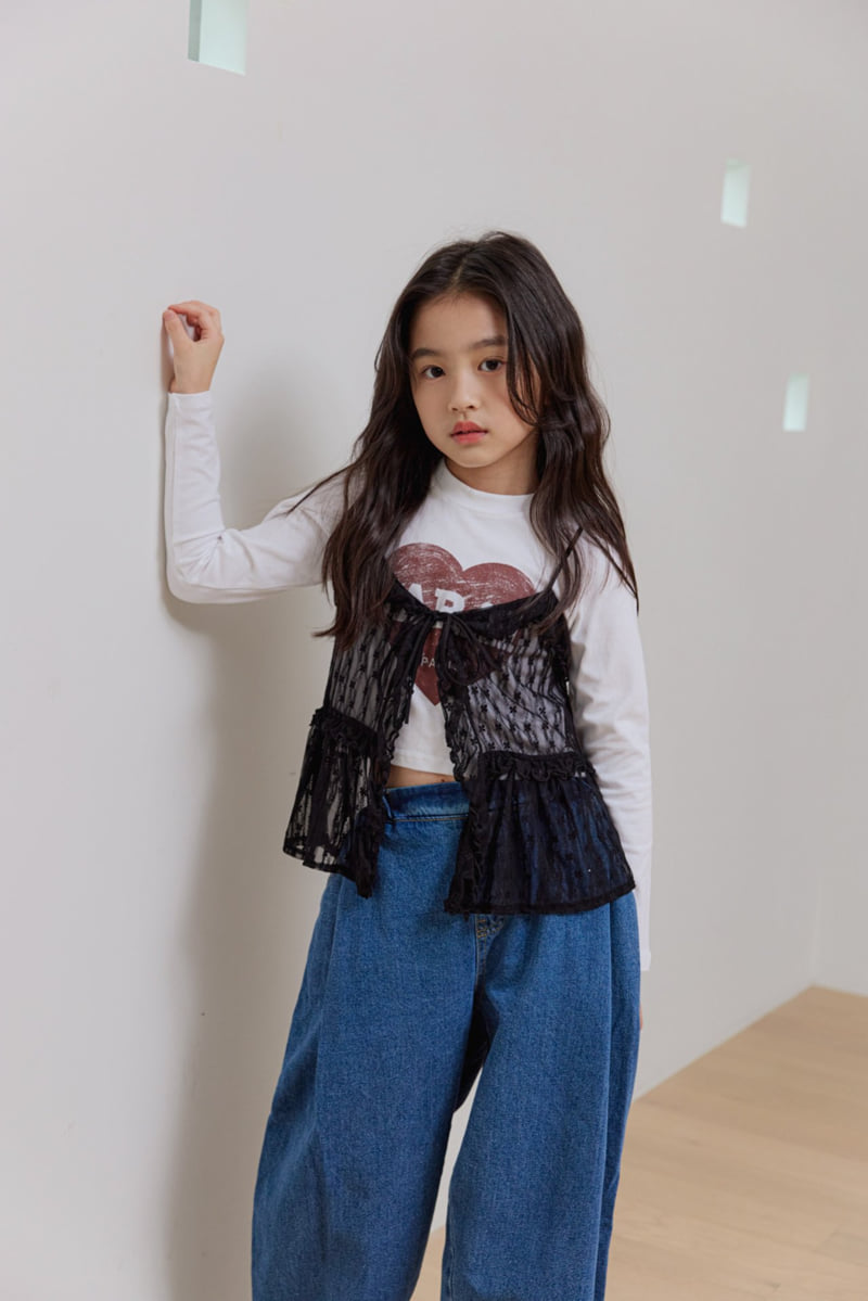 Dore Dore - Korean Children Fashion - #childrensboutique - Lace Bustier