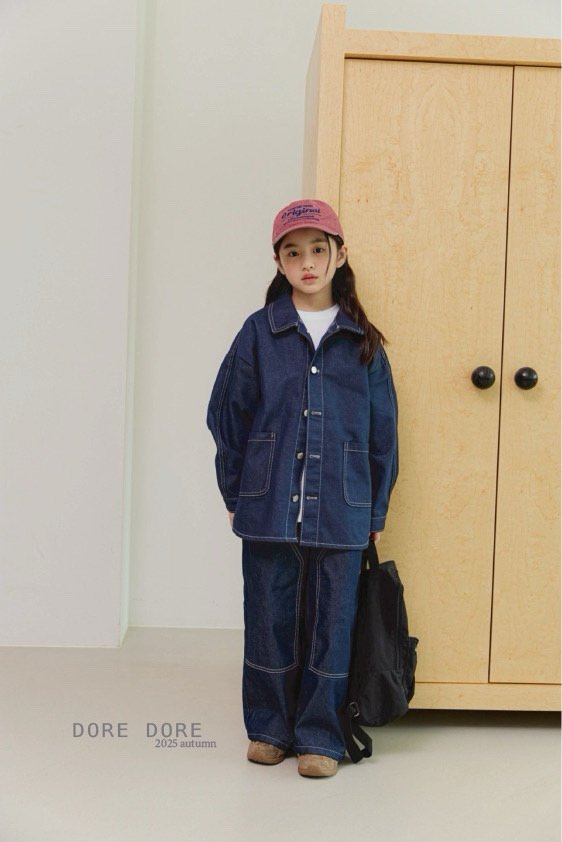 Dore Dore - Korean Children Fashion - #designkidswear - Profit Denim Pants - 8