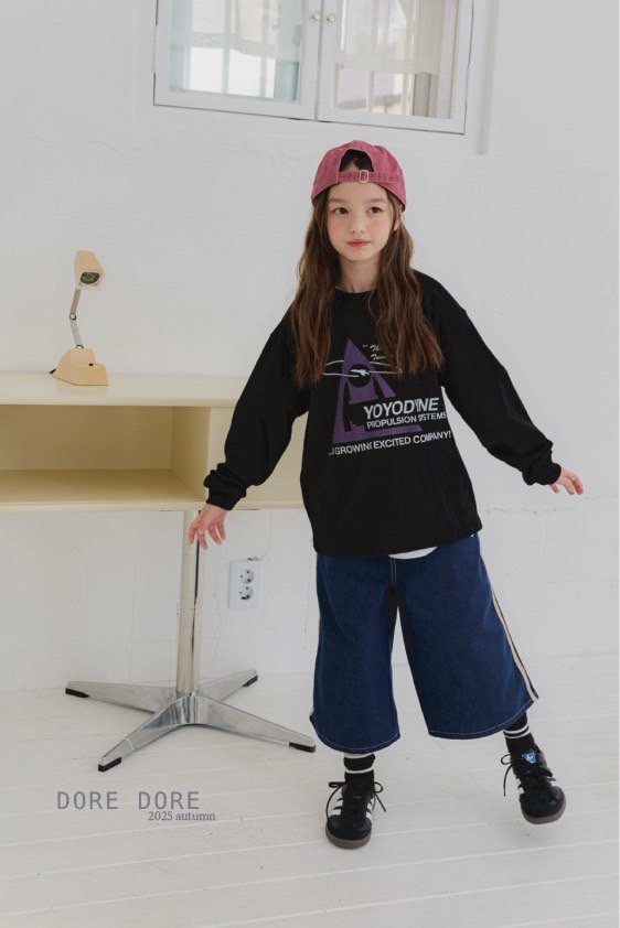 Dore Dore - Korean Children Fashion - #designkidswear - YoYo Sleeve Print Tee - 12