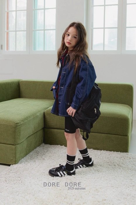 Dore Dore - Korean Children Fashion - #designkidswear - Label Half Jeggings - 11