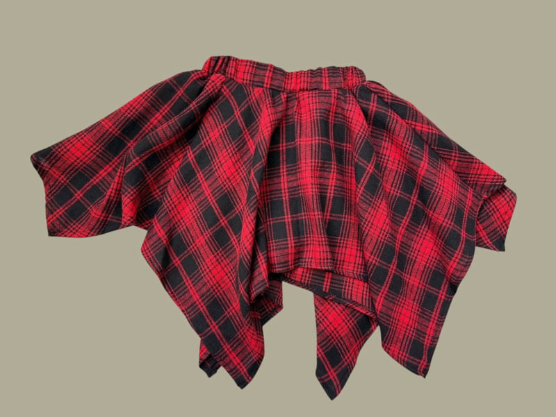 Dore Dore - Korean Children Fashion - #designkidswear - Check Flare Skirt Pants - 3
