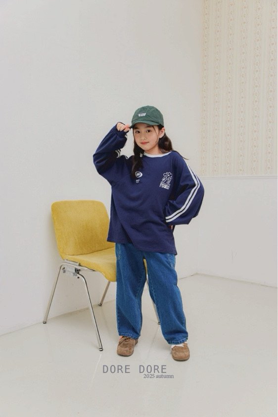 Dore Dore - Korean Children Fashion - #designkidswear - Tape Raglan Tee - 8