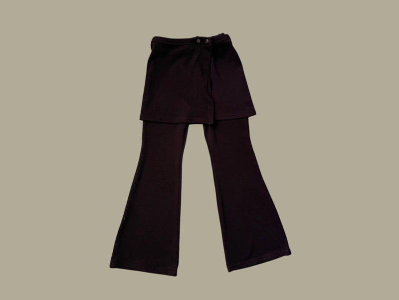 Dore Dore - Korean Children Fashion - #designkidswear - Layered Skirt Jegging Set - 4