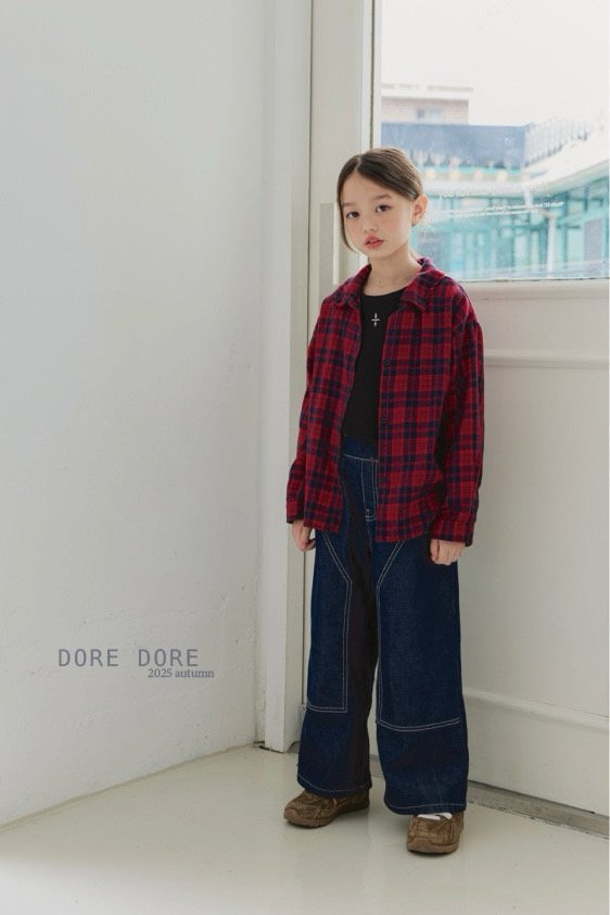 Dore Dore - Korean Children Fashion - #discoveringself - AOD Check Shirt - 10