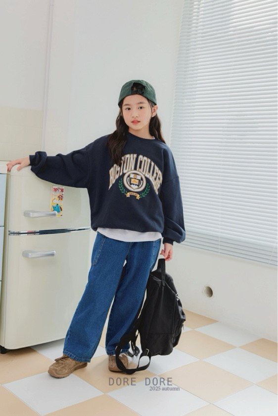 Dore Dore - Korean Children Fashion - #discoveringself - Autumn Boston Sweatshirt - 8