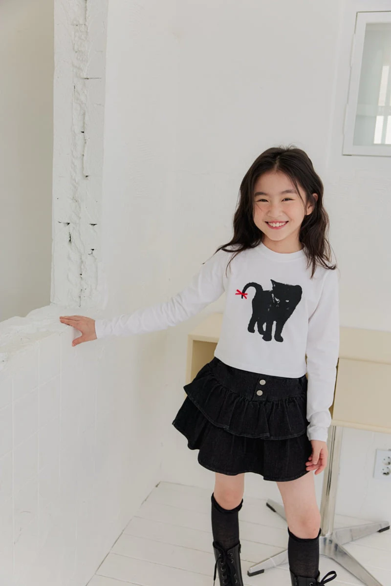 Dore Dore - Korean Children Fashion - #discoveringself - Span Tiered Skirt Pants - 7